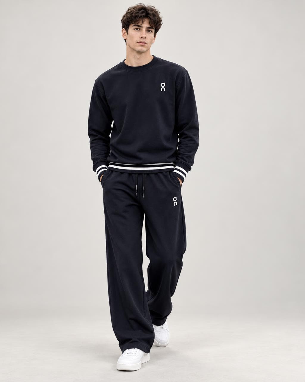 hoodie dvoyka — qora (2)